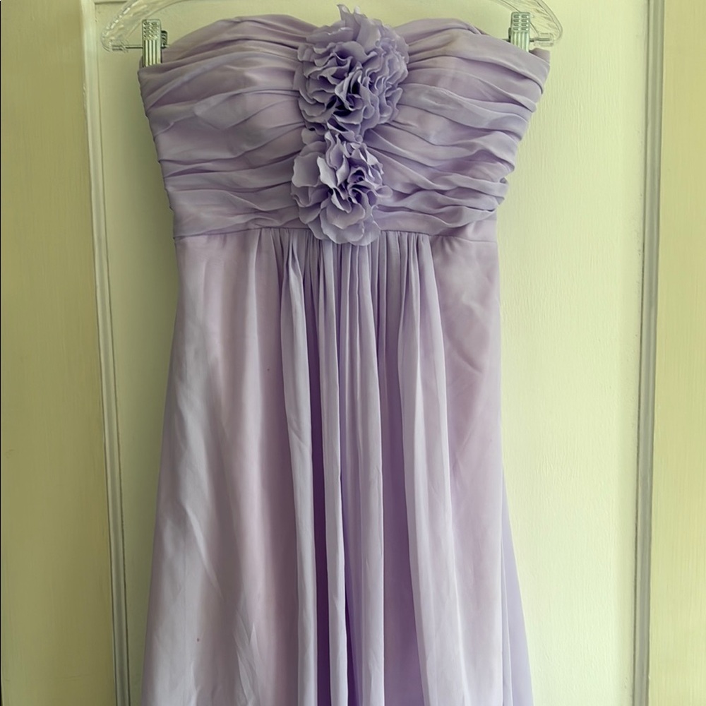 Lavender Strapless vintage Dress